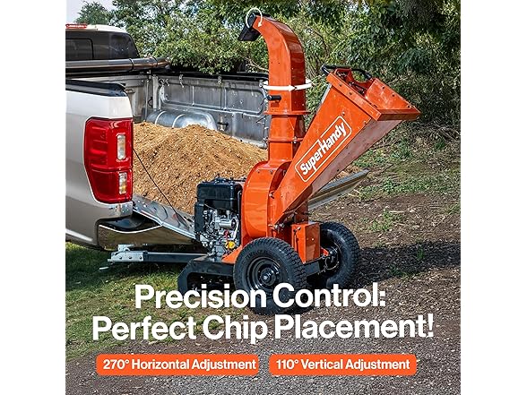 SuperHandy Towable Wood Chipper