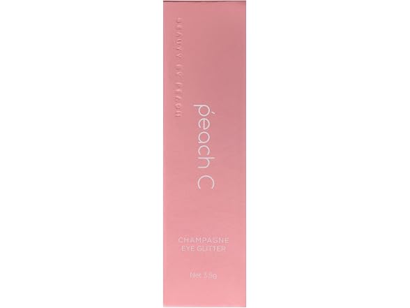 Peach C Champagne Eye Glitter 01 Pure White