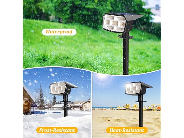 Sucolite 6Pk Solar Spot Light-Warm White