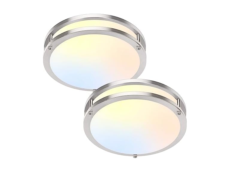 Brightever KN0001 LED Ceiling Lights 10inch Brushed Nickle