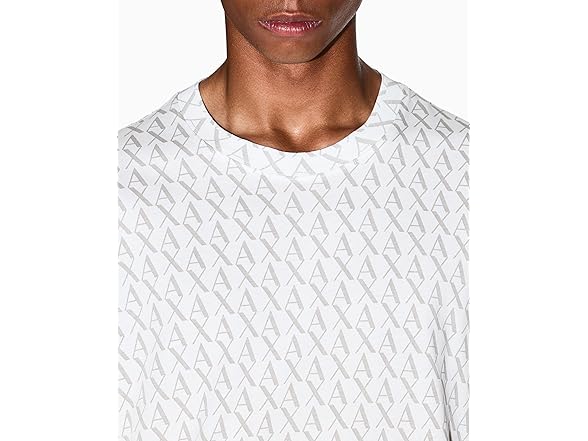 Armani Exchange Mens All Over Logo Tee (XS)