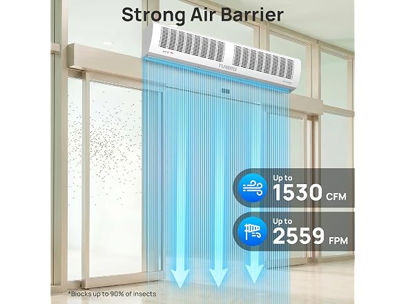 TURBRO 48-Inch Air Curtain Fan