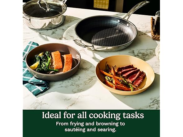 Cuisinart FusionPlus Stainless Steel Cookware Set, 2-Piece Skillet 