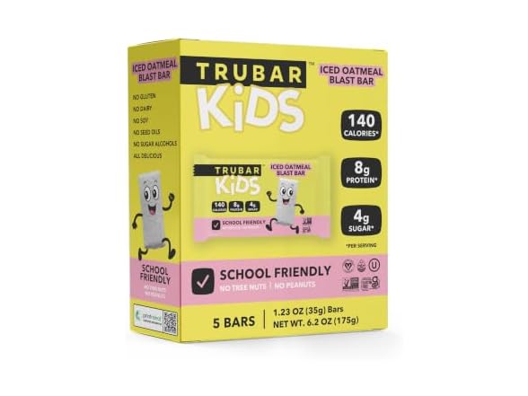 TruBar Kids Iced Oatmeal Bar 5ct, 6.2 OZ