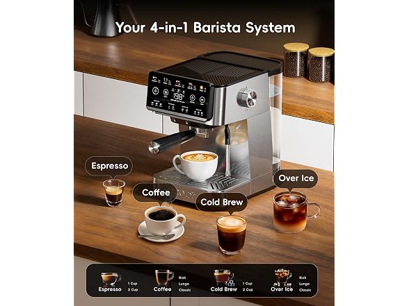 ecozy 4-in-1 Espresso & Cold Brew