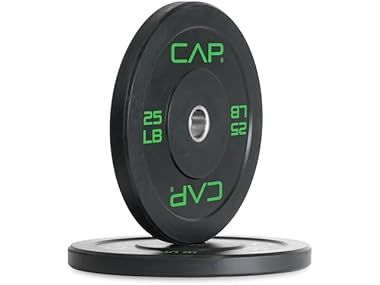 $39.99, Was $55.99, 28% Off! CAP Barbell Economy Plate Set, 25lbs Pair dealfomo