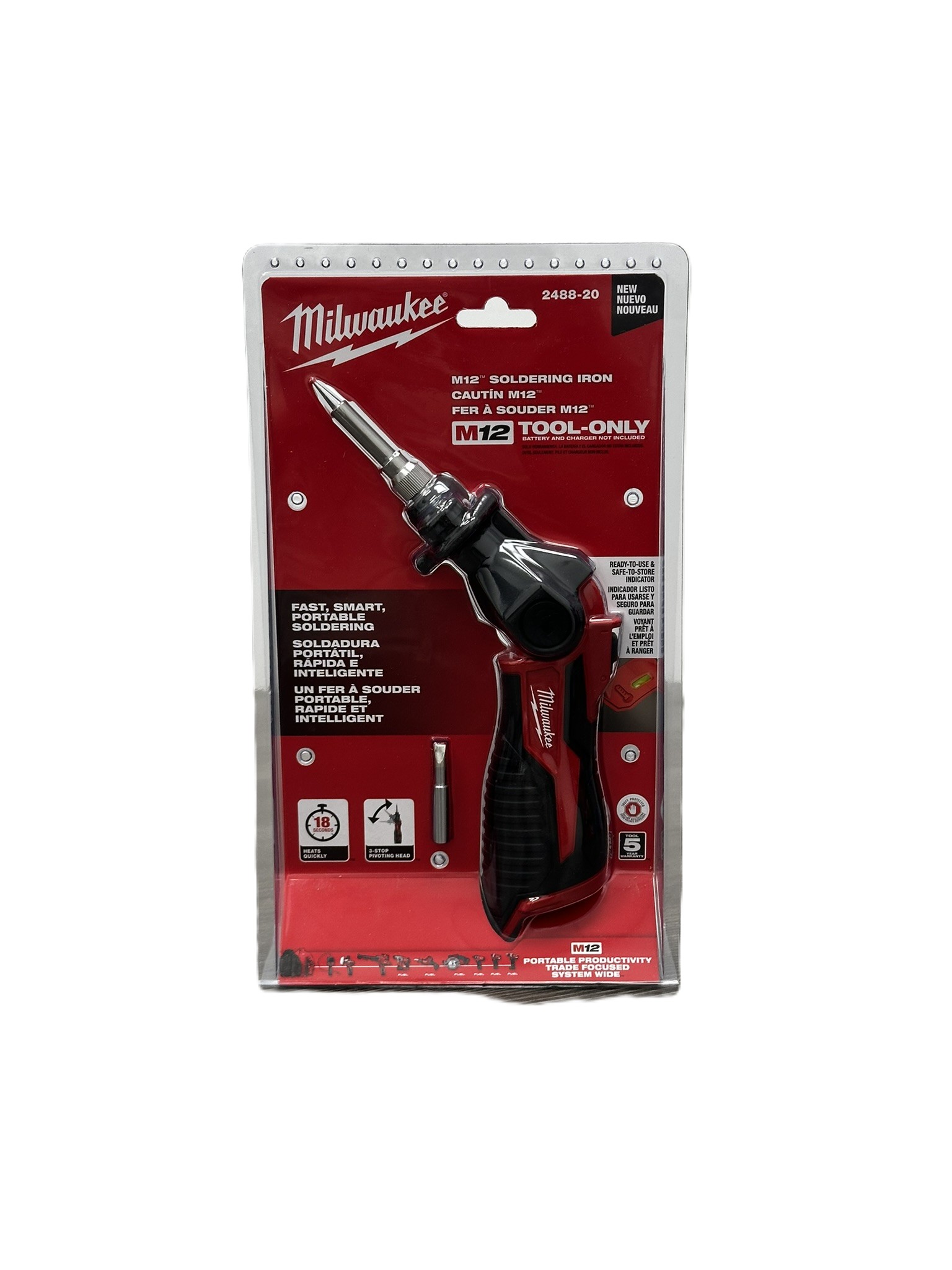 Milwaukee 2488-20 M12 12V Soldering Iron - Gallery 3