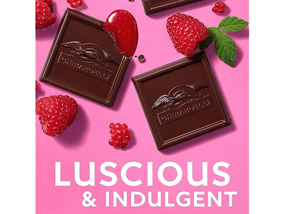 Ghirardelli Dark Choc Raspberry Squares