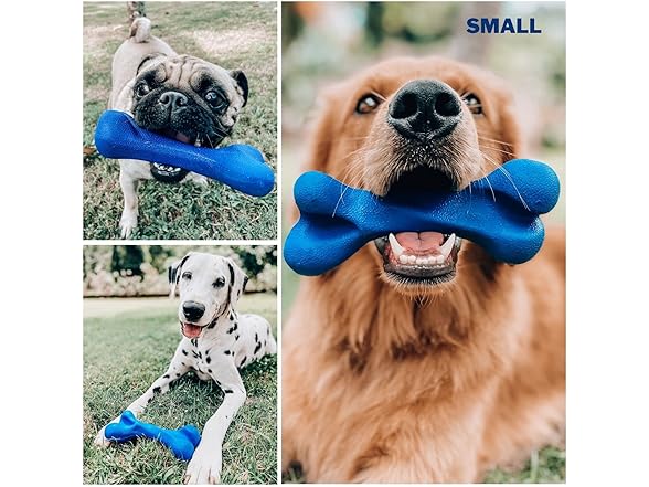 Durable Dog Chew Bone Toy 2-Pack Large