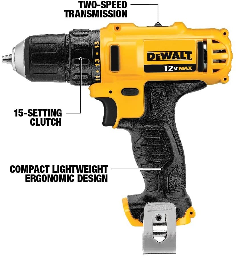 DeWALT 12V Impact Driver and Drill Combo Kit - Gallery 12