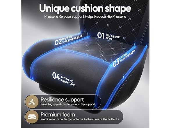 Dowinx Gaming Chair W/ Heated Lumbar Support