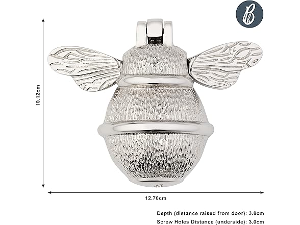 Brass bee  Bee Door Knocker for Front Door | Polis  