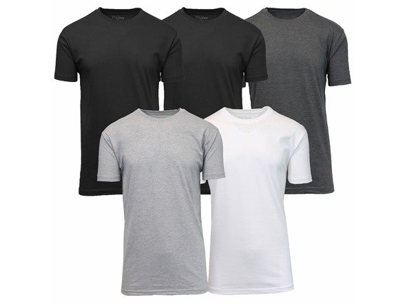 Black - Charcoal - Heather Grey - White - Black