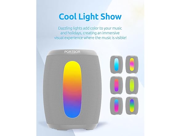 PORTBOR Wireless Bluetooth Speaker
