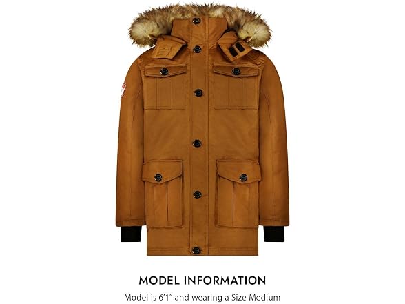 Canada Weather Gear Men (L) Parka Coat