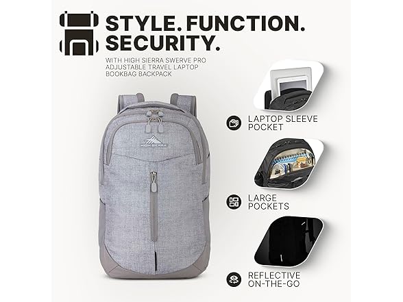 High Sierra Swerve Pro, Silver Heather
