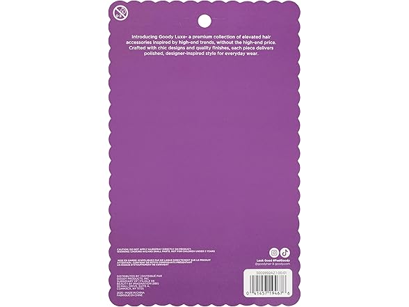 Goody Luxe Large Claw Clip Duo