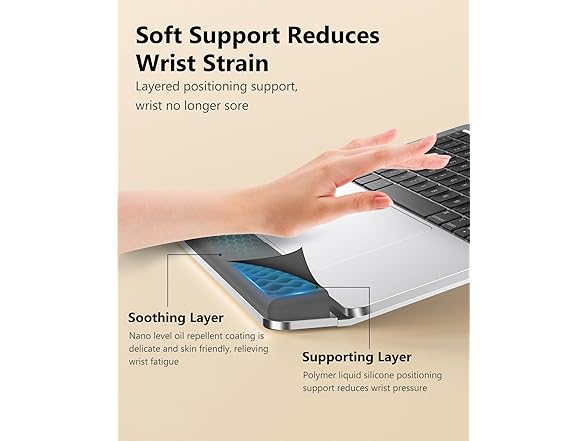 NTMY Laptop Stand w/Wrist Rest
