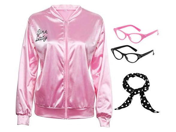 NielijuanST Women (S) Satin Zipper Jacket Dress