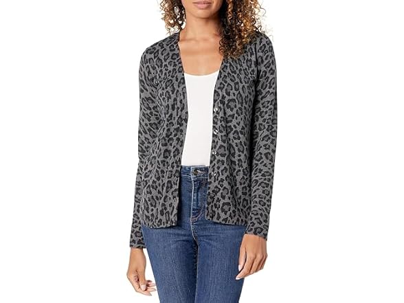 Amazon Essentials Women Lightweight Vee Cardigan