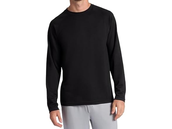 Gaiam Mens Flow State LS Crewneck Top