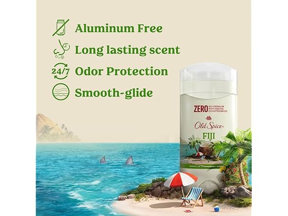 Old Spice Aluminum Free Deodorant Fiji 3oz