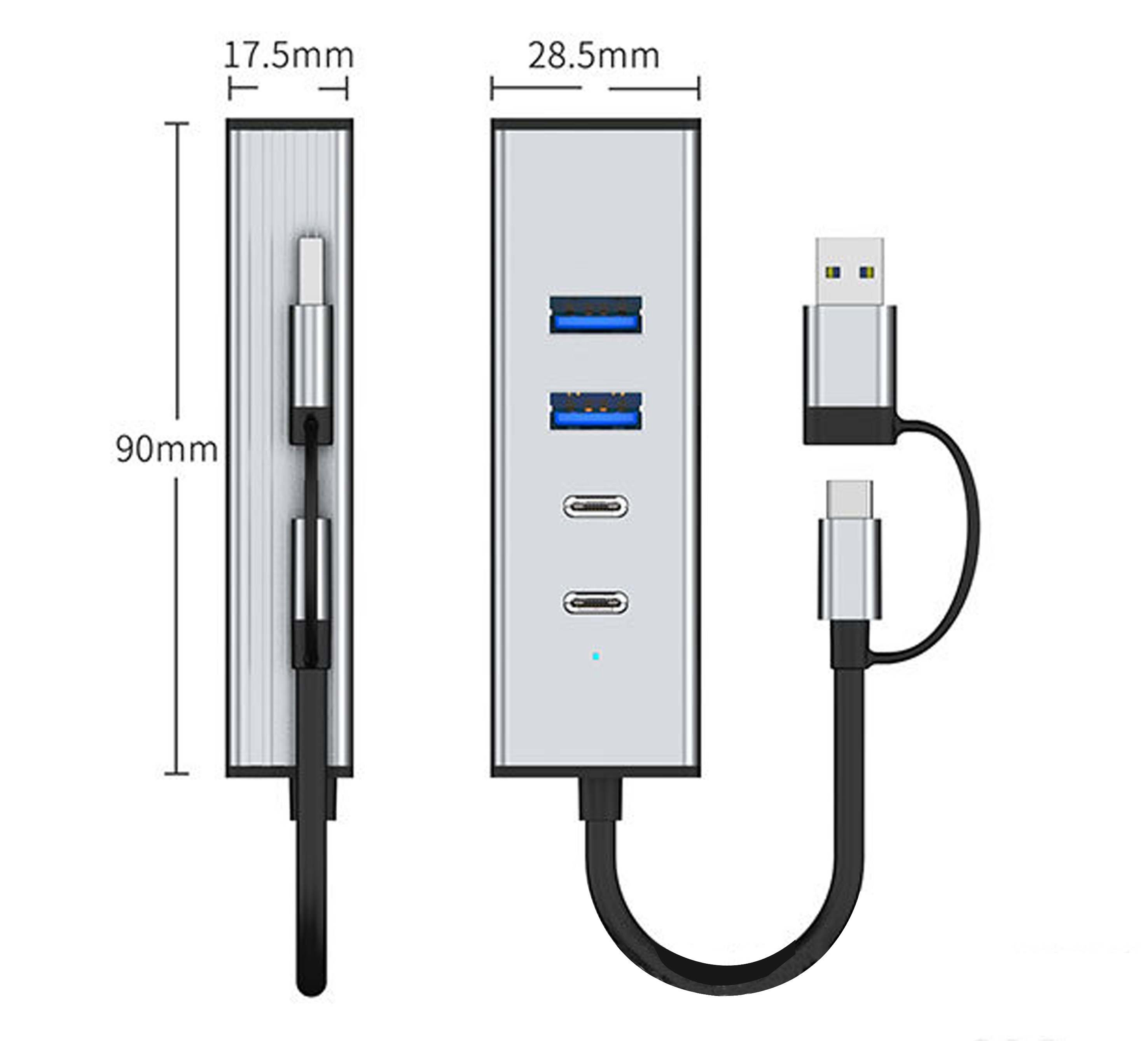 ETHOS 4-in-1 USB-C SuperSpeed+ Hub - Gallery 8