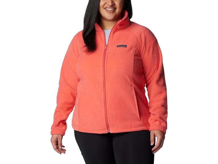 Columbia Women's Benton Springs Full Zip, Juicy, Petite X-Small