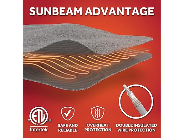 Sunbeam Royal Ultra Heated Blanket Full