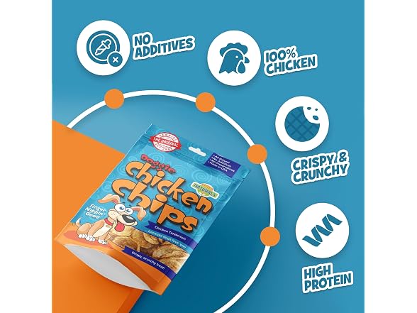 Chip's Naturals Doggie Chicken Chips Large 15 oz