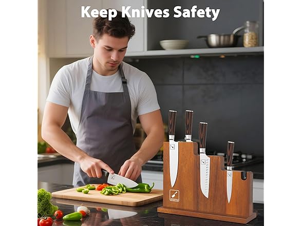 imarku Magnetic Knife Block 13" x 10"