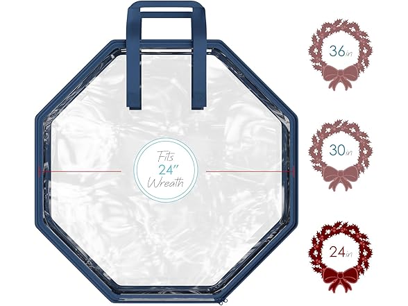 Hearth & Harbor Wreath Storage Container