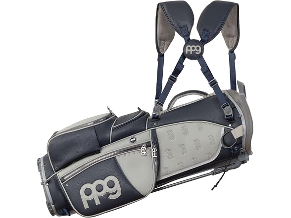 Pin Point Golf Triumph Leather Stand Bag