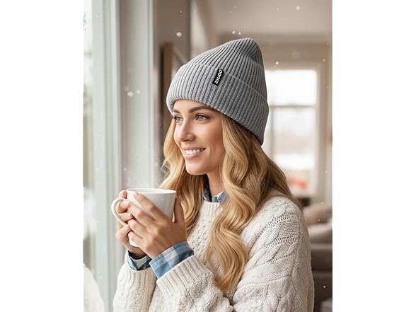 Zylioo XXL Knit Beanie Cap,Oversize Winter