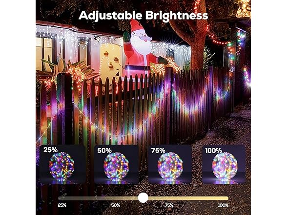 Multicolor Outdoor String Lights