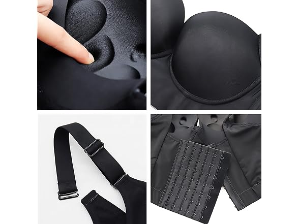 Soofylia Women (36F) Filifit Sculpting Uplift Bra