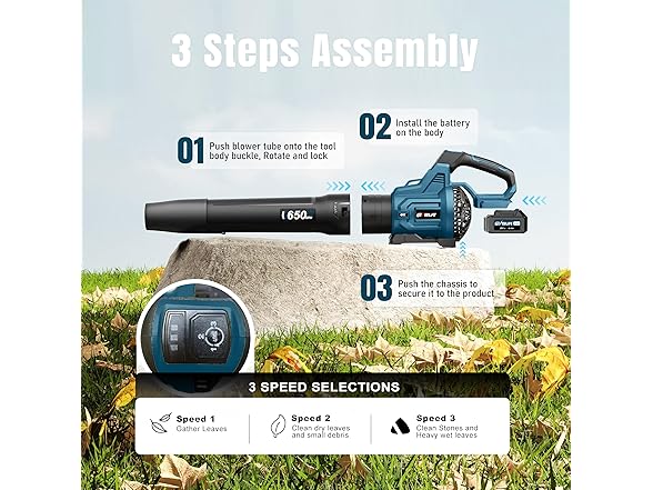 GEVEELIFE Leaf Blower Cordless