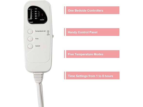 Giantex Electric Heated Mattress Pad, Heating Bed Topper