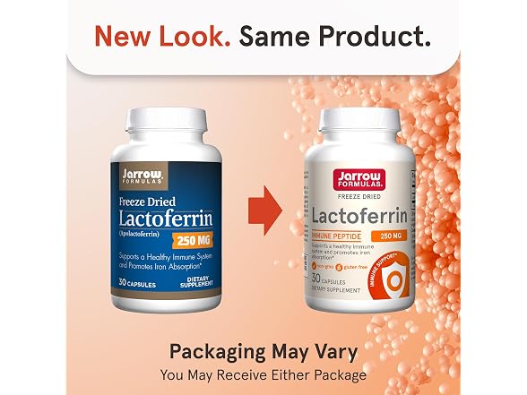 Jarrow Formulas Lactoferrin 250mg 30 Capsules