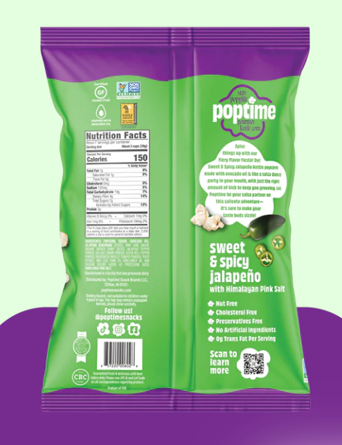 (50ct) Poptime Popcorn - Spicy Jalapeno - Gallery 13