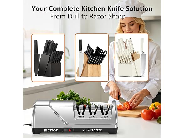 KIBSTOY Electric Knife Sharpener
