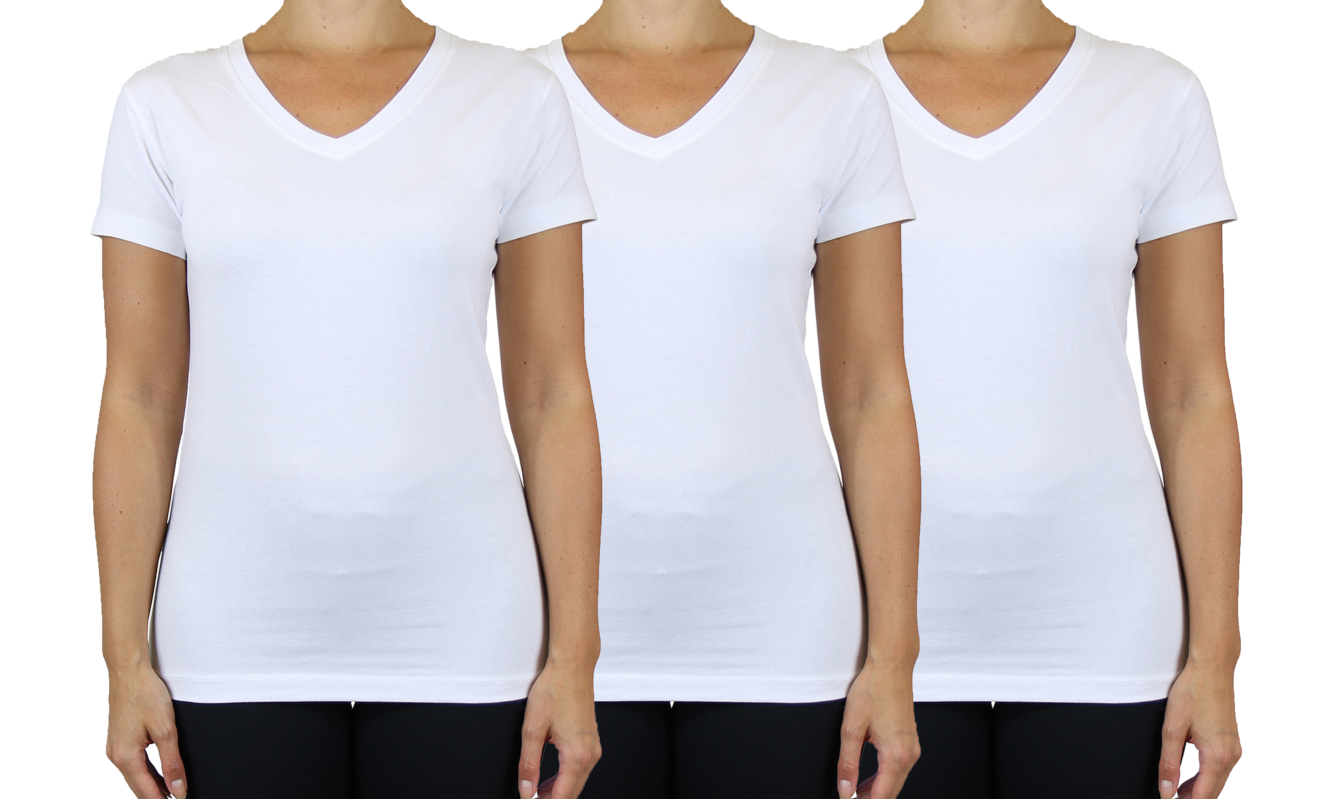 Womens S/S Cotton Stretch Tee - Gallery 23