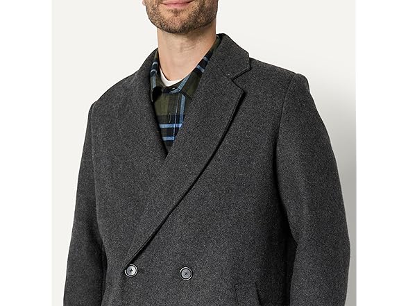 Amazon Essentials Mens Wool Blend Topcoat