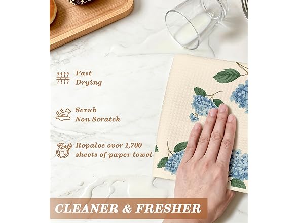 Puresora Cute Kitchen Towels Dish Towels - Gallery 4