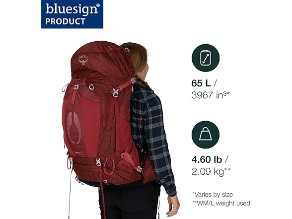 Osprey Aura AG 65L Women's Backpacking Backpack
