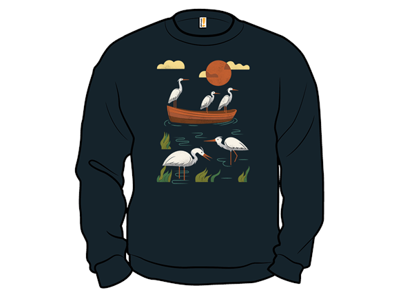 Herons in the Lagoon