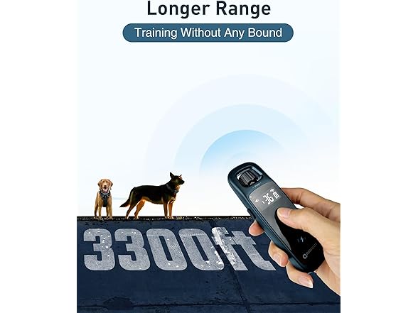 ABBIDOT Dog Training Collar, 3300 ft