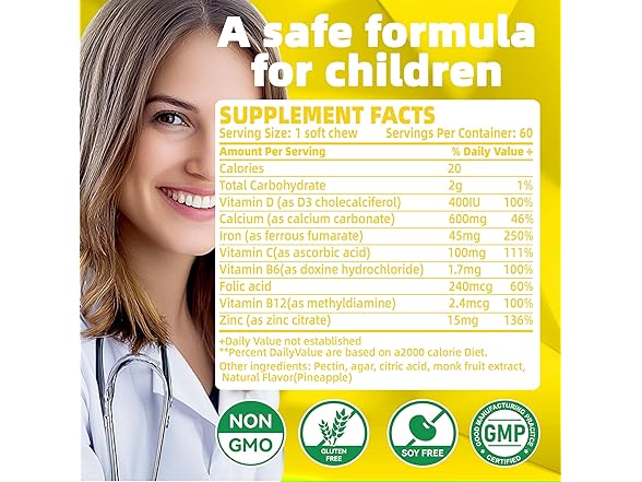 Parhaat Iron Soft Chew Supplement