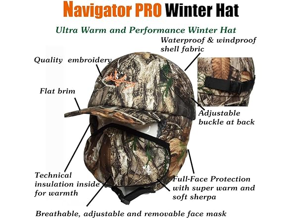 EDTREK Waterproof Trapper Hat