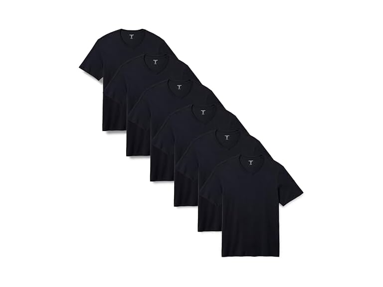 Amazon Essentials Men Regular-Fit Soft T-Shirts 6 Pk - Gallery 7